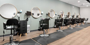 Salon Bambino Kids hair cut area